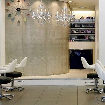 シャンデリア 5灯　クリスタルガラス アンリ シルバー LED対応 シャンデリア 5灯 クリスタルガラス アンリ シルバー LED対応